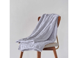 Manta de punto larga de felpa gris oscuro 160*220cm-BOD HOME