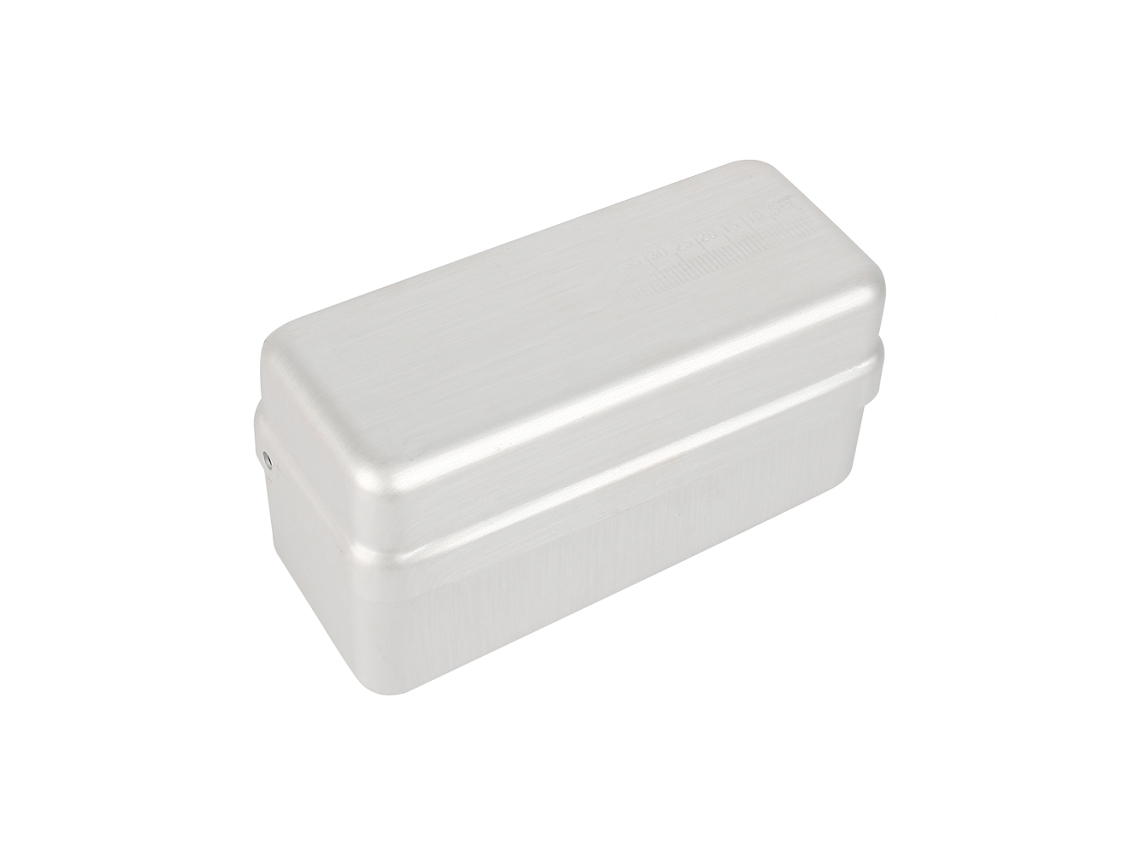 Caja De Desinfección Dental Con 72 Orificios, Fabricada En Aleación De Aluminio Plateado.