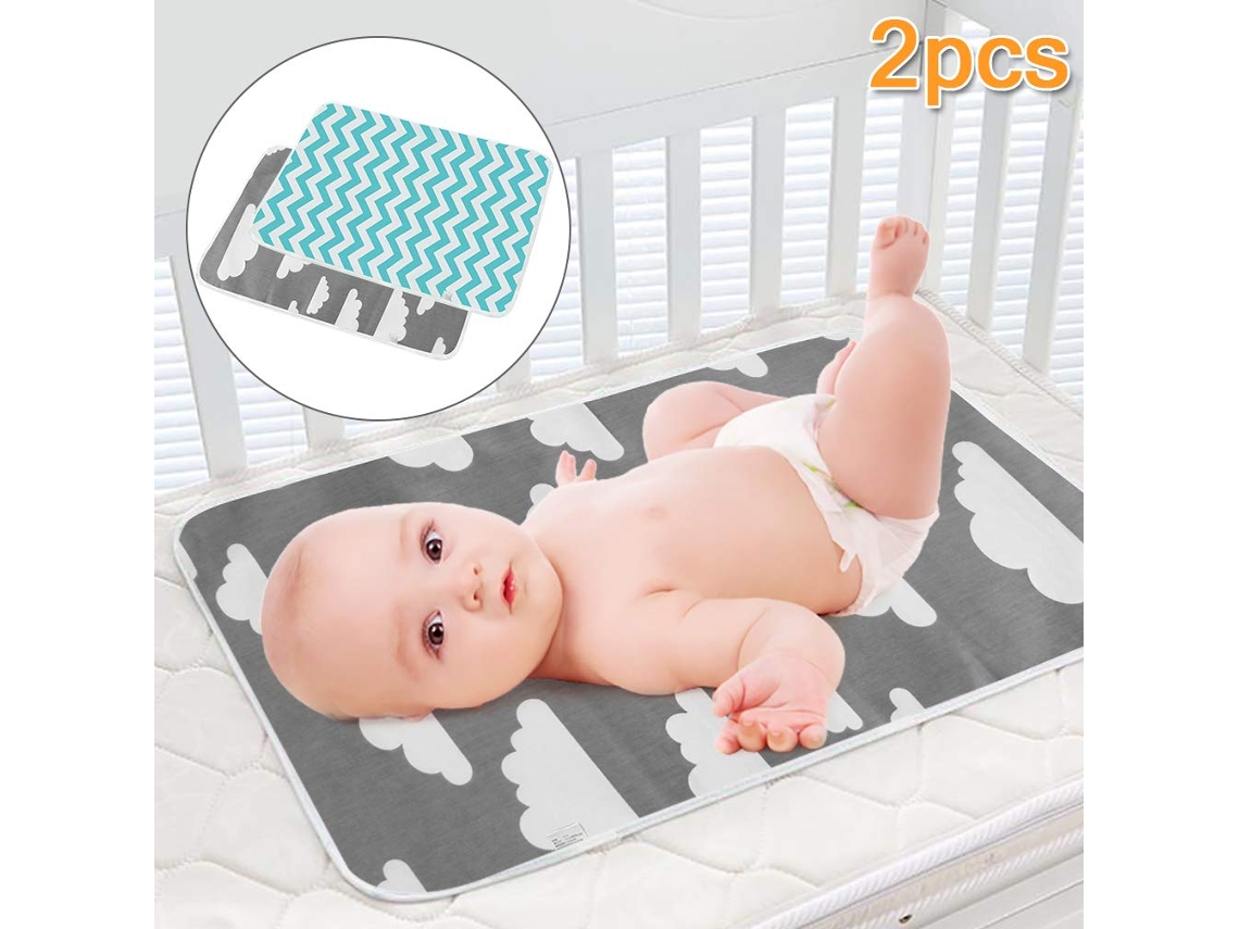 Cambiador de pañales portátil, impermeable, protector de cama, tapete de juego