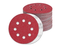 Discos De Lijado 125mm Grano 120 100 Piezas 8 Agujeros Para Lijadora Excéntrica De Calidad Profesional