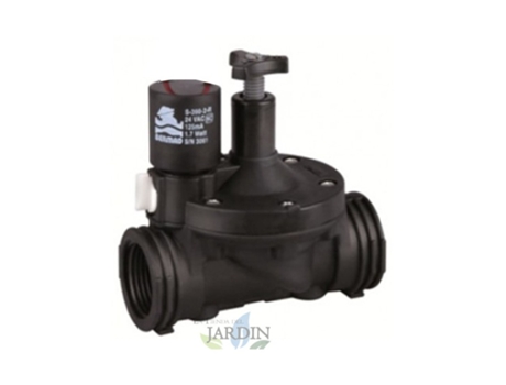 Electrovalvula 1 1/2'' 9V Bermad Con Regulador de Caudal Serie 200 Uso Residencial Y Agrícola SUINGA