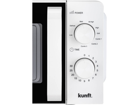 Microondas KUNFT KMW-5219 (20 L - Con Grill - Blanco)