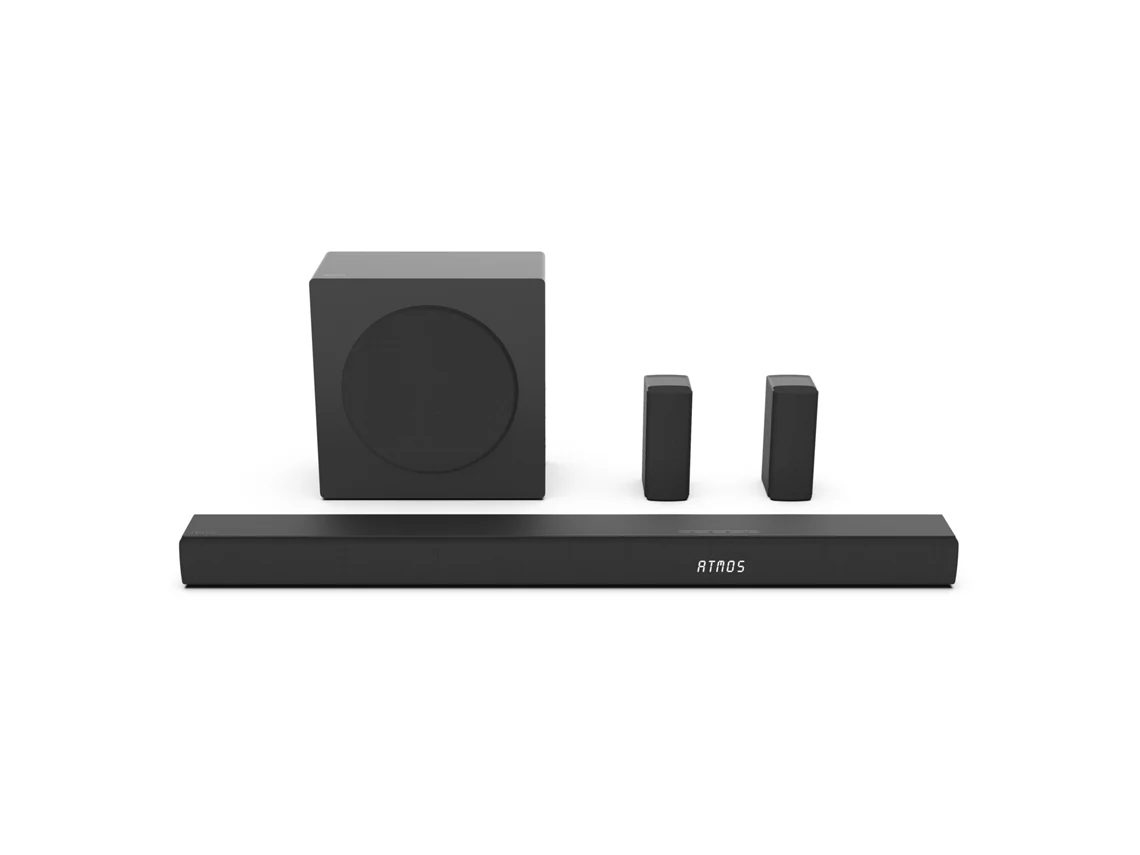 Soundbar HISENSE AX5100Q (5.1 Canales - 580W - Subwoofer Inalámbrico)