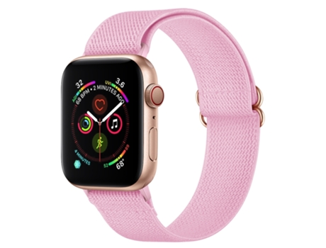 Correa de reloj inteligente de nailon y poliéster para Apple Watch Series 9 y 8 y 7 41 mm / SE 3 y SE 2 y 6 y SE y 5 y 4 40 mm / 3 y 2 y 1 38 mm (r...