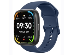 Reloj inteligente con llamadas Bluetooth, seguimiento multideportivo, monitorización de salud y asistente de voz, azul Bestvite
