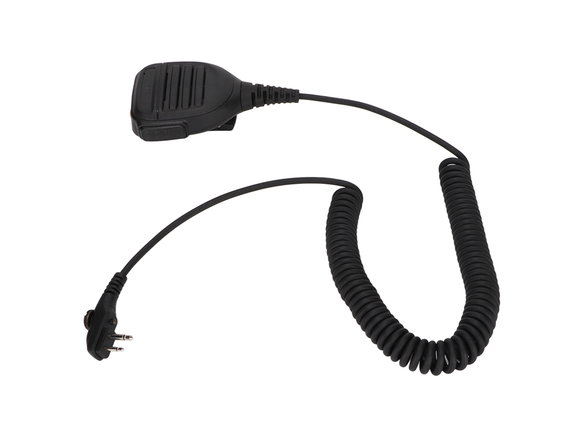 Micrófono walkie-talkie de dos canales EOOCOO con altavoz.