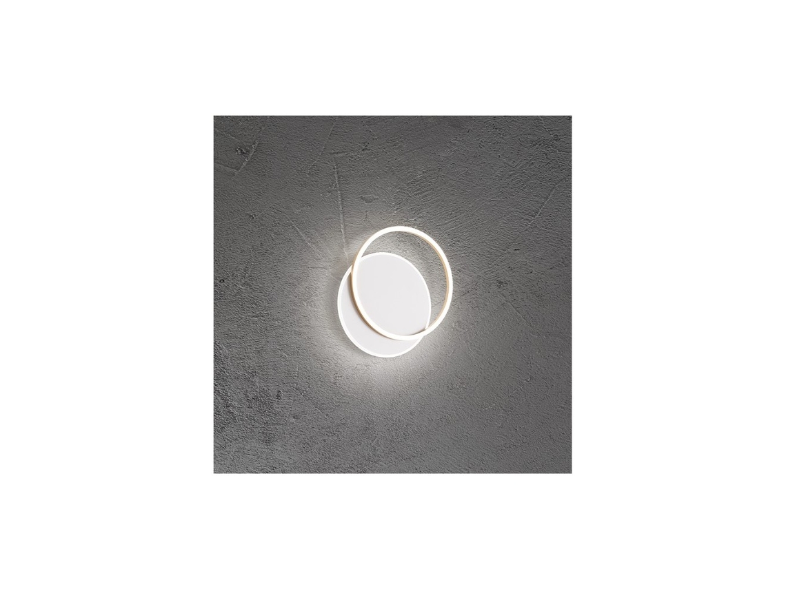 ORBIT Plafón LED Blanco y dorado 43W PERENZ en aluminio