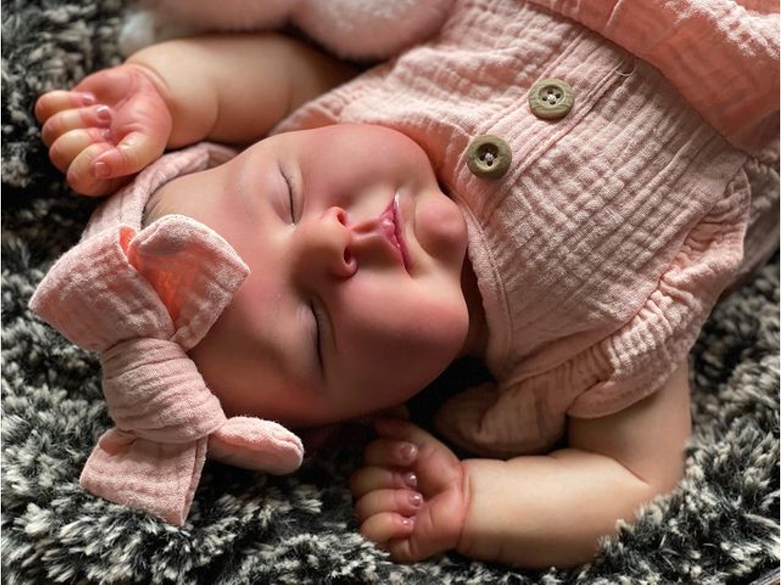 Muñeca Bebé Renacida Femenina Suave De 50 Cm, Con Forma De Melocotón, Con Pintura De Piel 3d De Múltiples Capas.