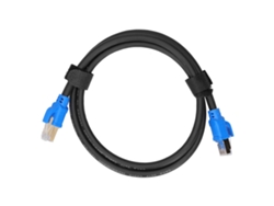 Cable Ethernet Cat8 De 40 Gbps Y 2000 Mhz Con Conector Rj45 Chapado En Oro, 1 M, Para Concentradores, Enrutadores Y Adaptadores De Red.