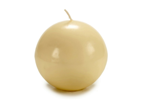 Vela 10 cm Cera Crema 10 x 10 x 10 cm