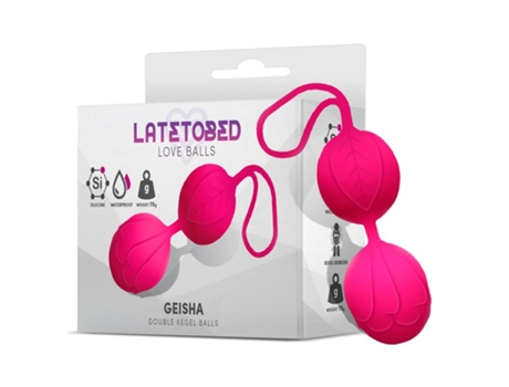 Geisha Bolas Kegel Doble Rose Red 70 Gr LATETOBED