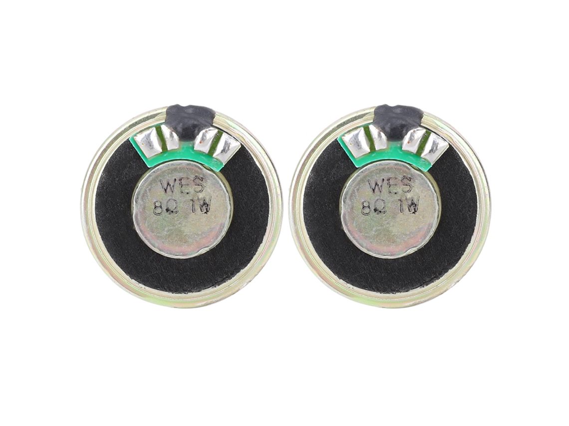 2pcs Altavoz De Cuerno 8ohm 1w Estéreo Diametro 28mm Parlante