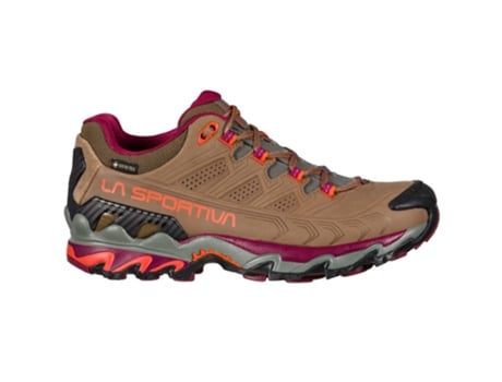 Zapatillas Ultra Raptor II Leather Wide W GTX - Taupe-Red Plum 40.5 LA SPORTIVA