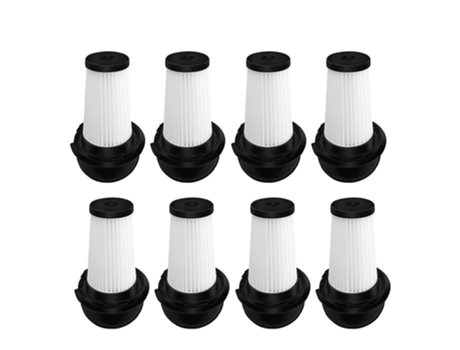 Elementos de filtro de filtro hepa 8 peças aspirador de pó para rowenta zr005201