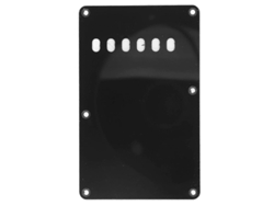 2 Placas Traseras Para Guitarra Eléctrica Con 6 Orificios, De Pvc Negro, Para Protección Y Decoración.