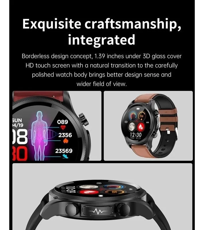 Reloj inteligente que mide el azúcar en sangre y la presión