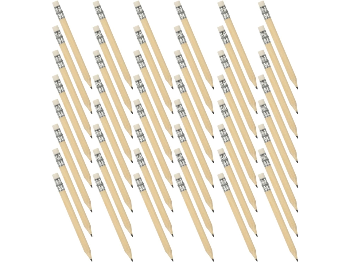 Juego De 150 Lápices De Madera Hb Cortos Con Goma De Borrar, Mini Lápices Preafilados Para Oficina Y Escuela.