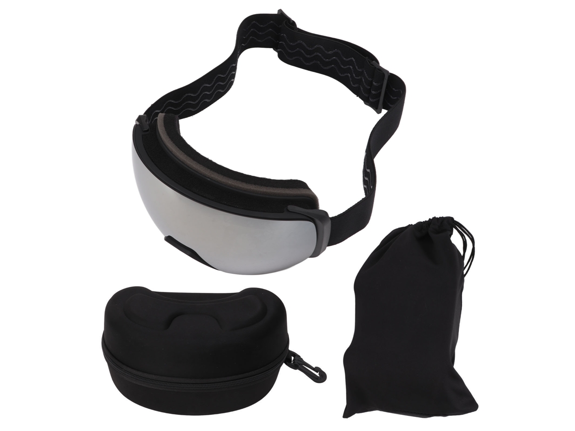 Ymsl Gafas De Esquí Con Lentes Magnéticas Antideslizantes Intercambiables Doble Capa Para Hombres Y Mujeres Plata Hxl