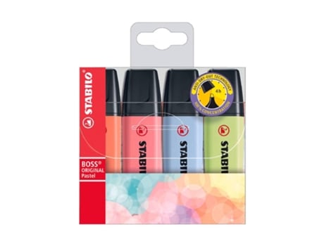 Pack de 4 Bolígrafos STABILO Boss Multicolor