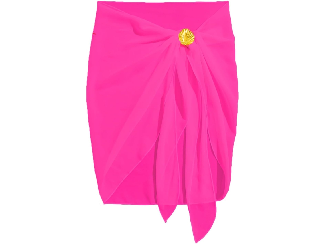 Pareo De Playa Para Mujer - Cubrebaño De Gasa, Faldas Cortas, Vestido De Baño