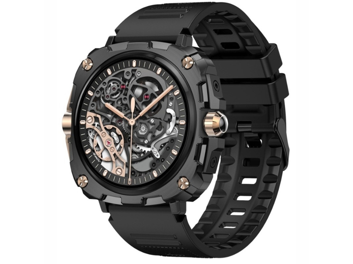 Reloj inteligente con construcción metálica, recordatorios de salud, diseño robusto, resistente al agua, seguimiento de deportes al aire libre para hombres, Pr Yizhood