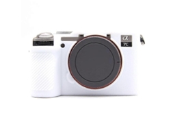 Funda protectora de silicona con textura de lichi compatible con Sony A7cr/A7c II, funda anticolisión para cámara Facpoet