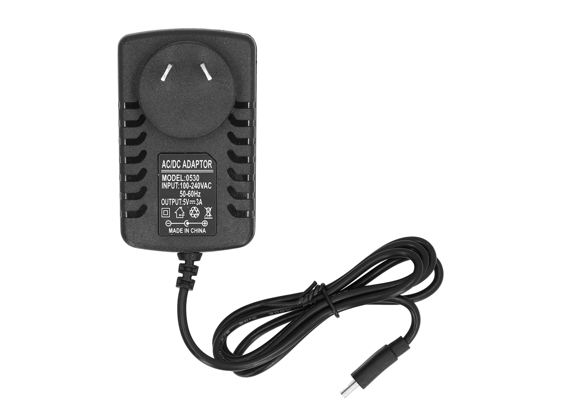 Adaptador de corriente para Raspberry Pi 4 Modelo Cargador de voltaje que extiende de 100 a 240 VCA con protección