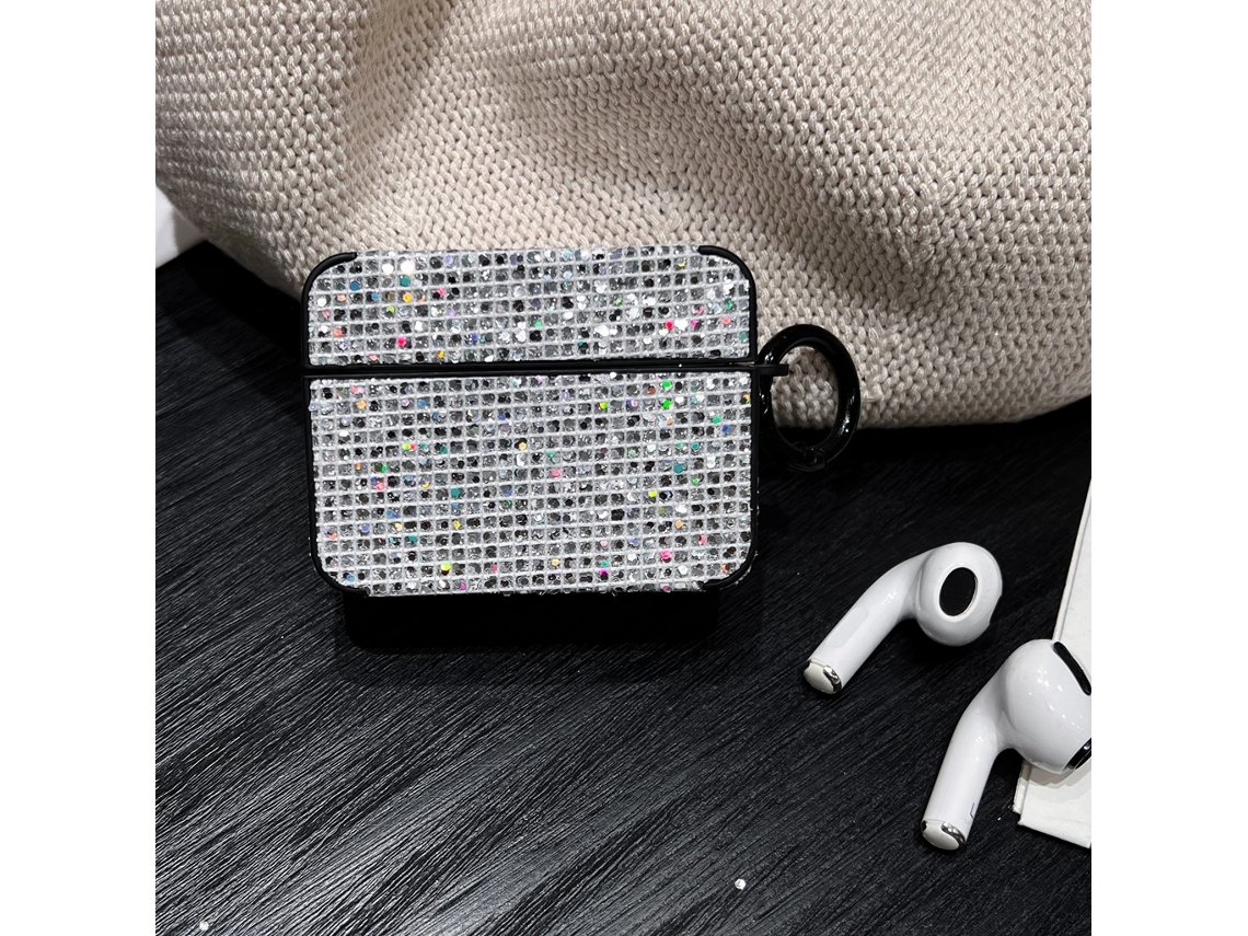 Estuche de lujo con brillantes diamantes de imitación para auriculares Airpods 1, 2, 3, 4 Pro 2 Vayotoy