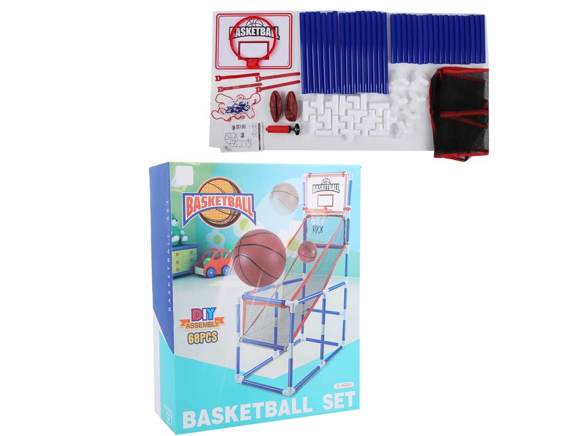 -canasta De Baloncesto Para Niños Juego Diy Montaje Deportes Interior Exterior Juguete Canasta De Baloncesto