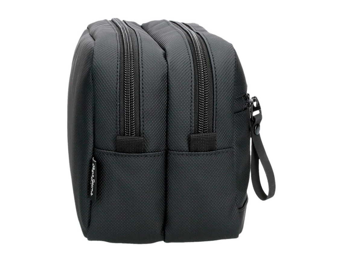 Neceser Pepe Jeans de 2 compartimentos, Dorking, negro