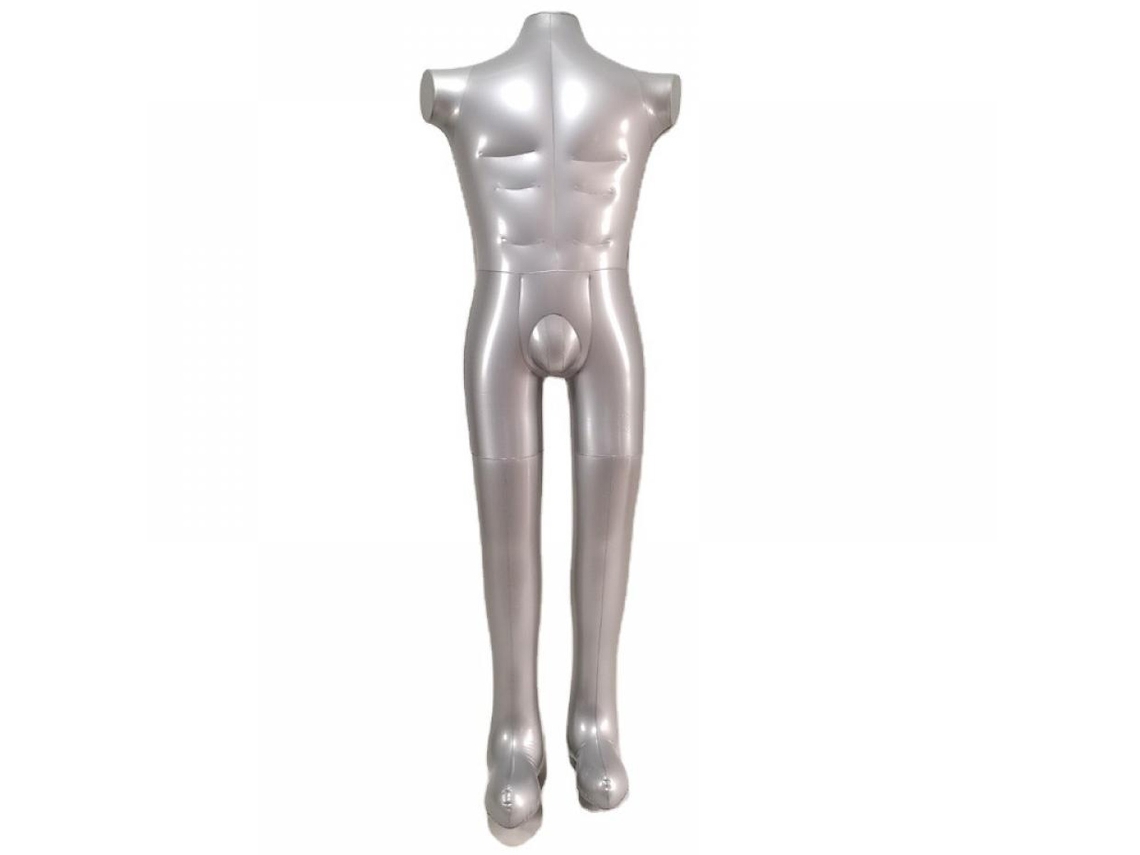JILLIOPER Maniquí Inflable de PVC para Fotos Ropa Pantalones Modelo Hombre y Mujer