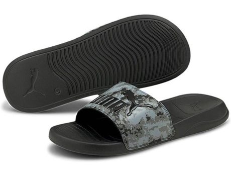 Chancletas para Hombre PUMA Popcat 20 Camo Negro para Tenis (EU 47)