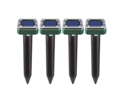 Repelente ultrasónico de serpientes con energía solar, resistente al agua, para exteriores. Previene ratas y serpientes.