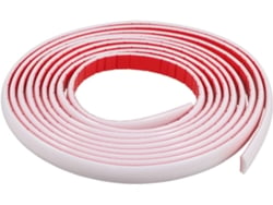 Moldura De Pared Autoadhesiva De Pet Blanco Impermeable, Tira De Sellado Flexible