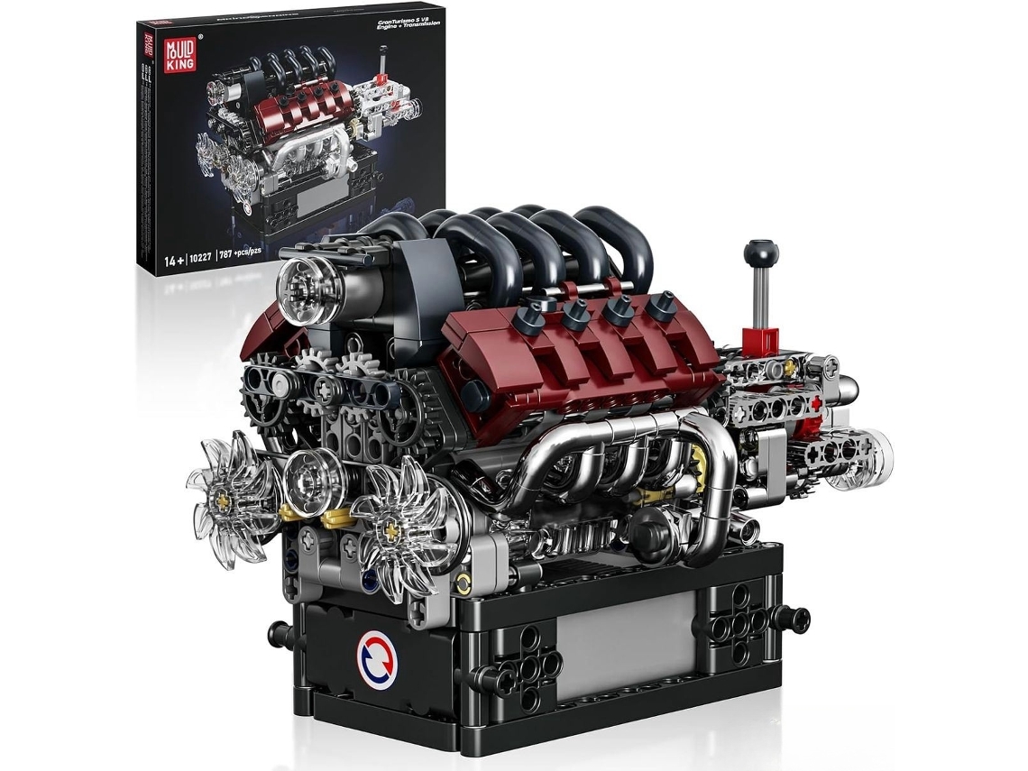 Mould King Motor V8 Con Transmisión 10227