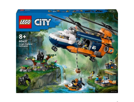 LEGO City Campamento Explorador de la Selva Helicóptero 60437