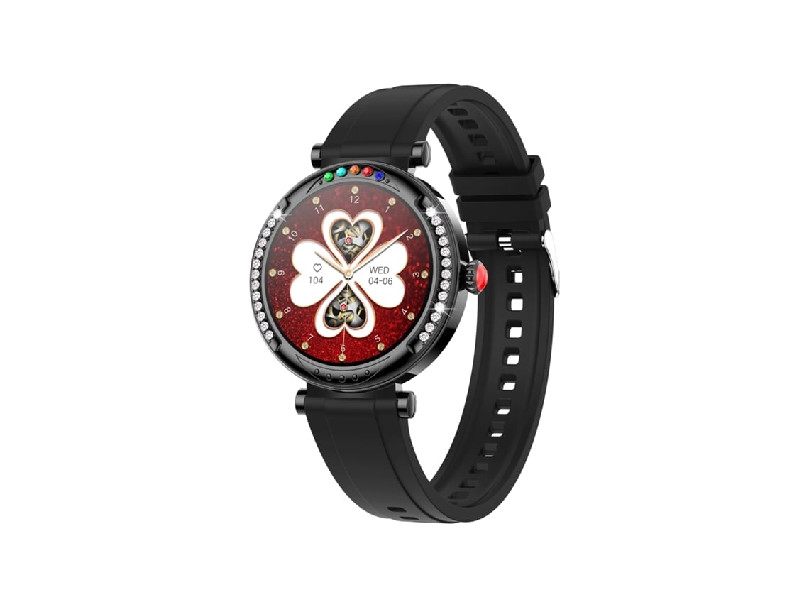 Reloj inteligente CF33 de 1,27 pulgadas, resistente al agua IP67, con más de 100 modos deportivos, color negro Chennnls