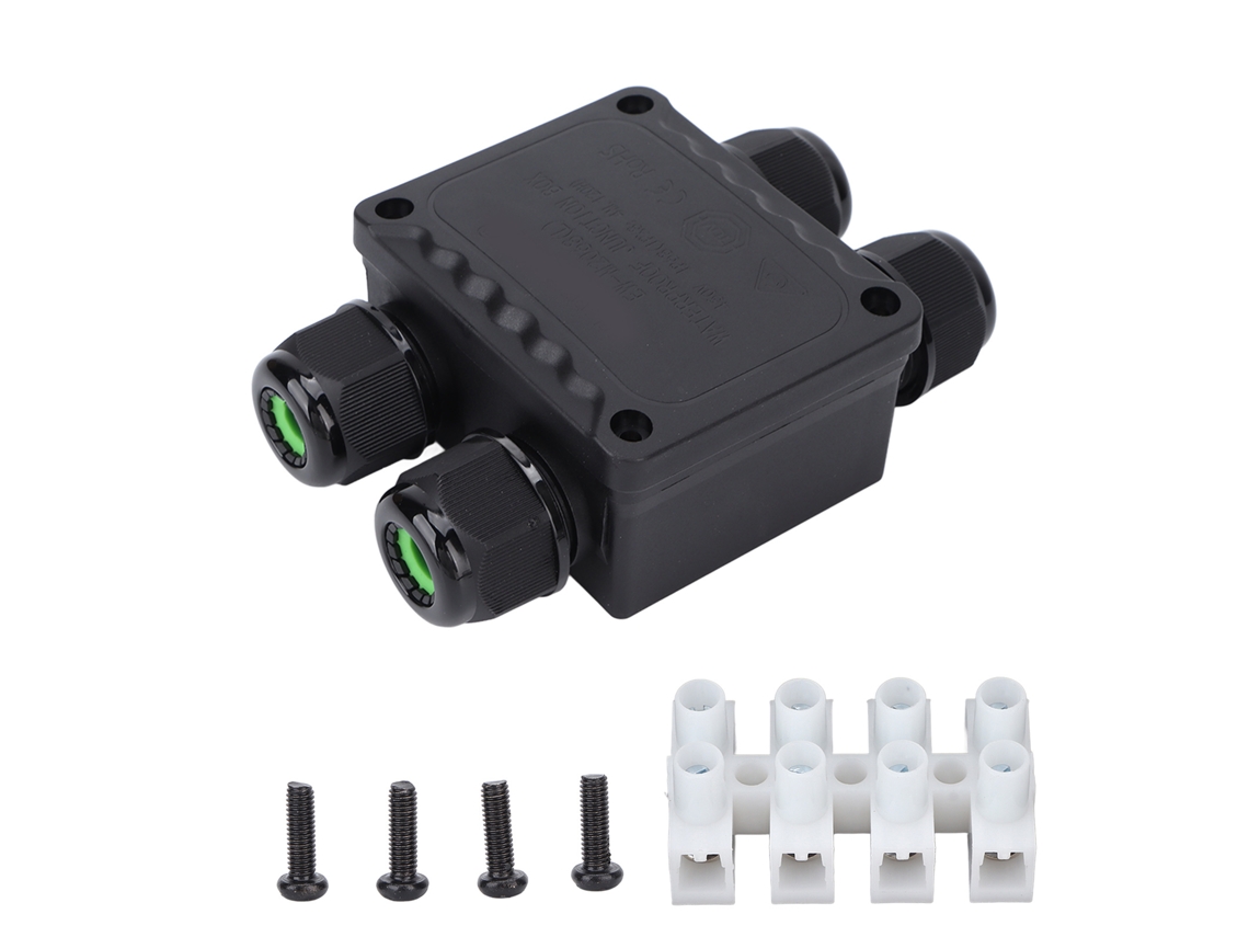 Caja De Conexiones Eléctricas De 4 Vías Ip68 Resistente Al Agua Para Uso En Exteriores E Instalaciones Subacuáticas.