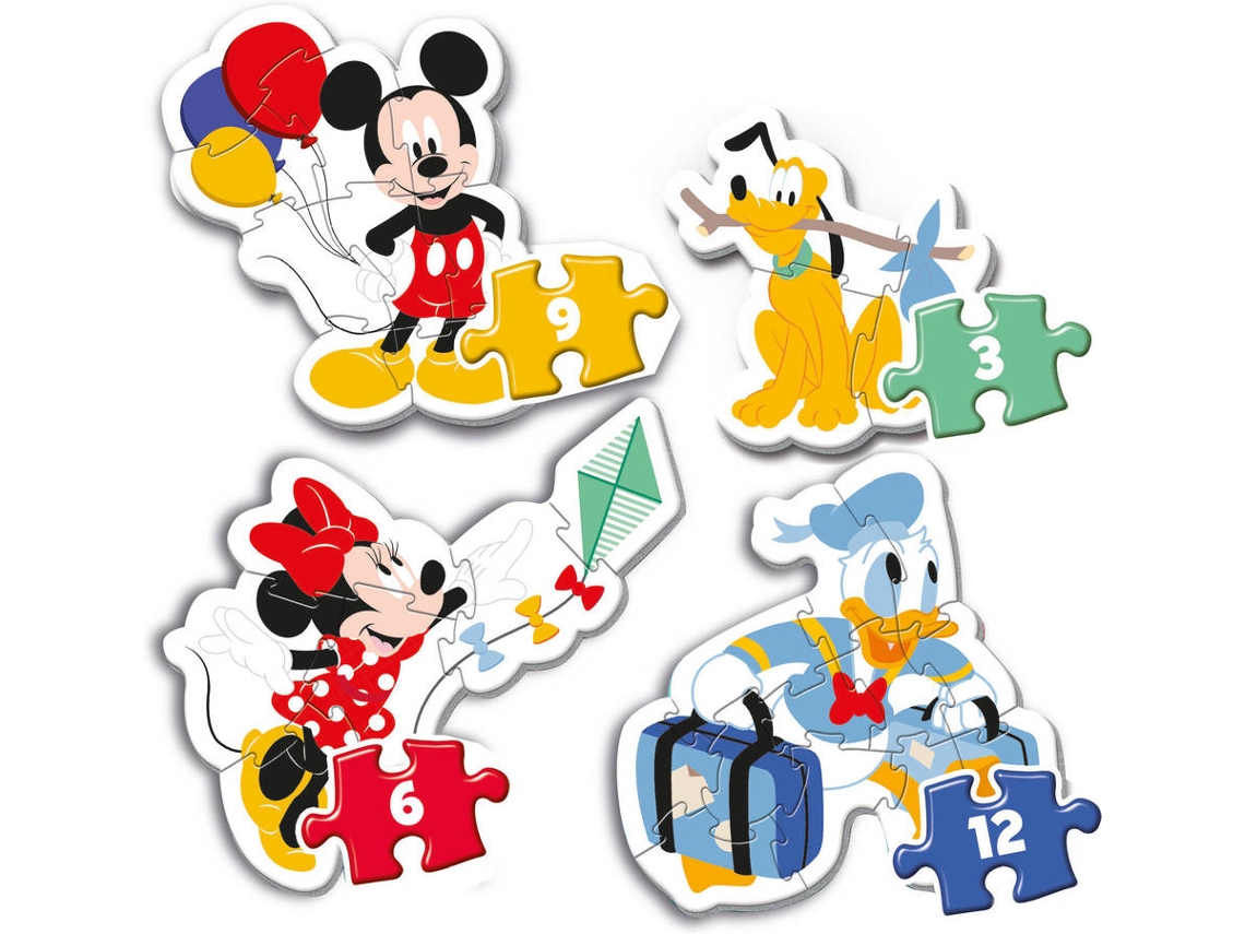 Puzzle CLEMENTONI Mickey (Multicolor - Edad Mínima: ‍2 Años)