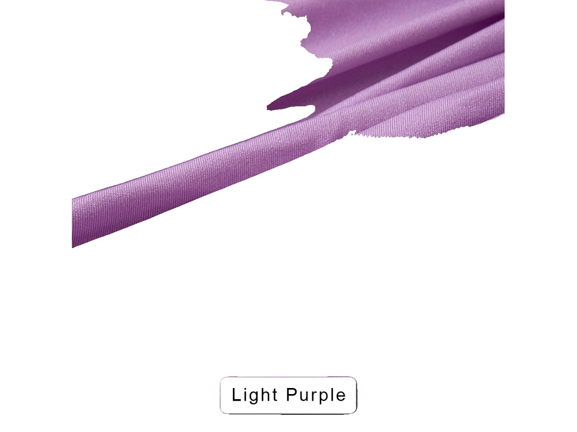 Tejido elástico, 95% algodón, elasticidad en 4 direcciones, color morado, 165 x 50 cm (65 x 19 pulgadas)