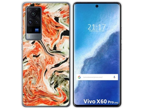 Carcasa Vivo X60 Pro 5G TUMUNDOSMARTPHONE Silicona Multicolor