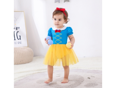 Disfraces de Navidad Blancanieves Cosplay Bebé Mono de una sola pieza 80 cm
