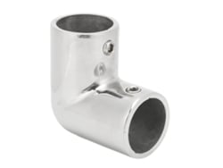 Conector De Tubo De Cotovelo 90 Graus Para Corrimão De Barco Em Aço Inoxidável 22mm Com Fixação Firme E Polimento Fino