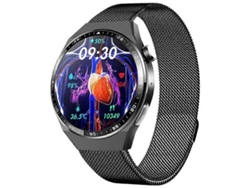 Reloj inteligente Bluetooth F800 con llamadas, monitor de oxígeno en sangre y ECG, pulsera deportiva SOS, pulsera milanesa Facpoet