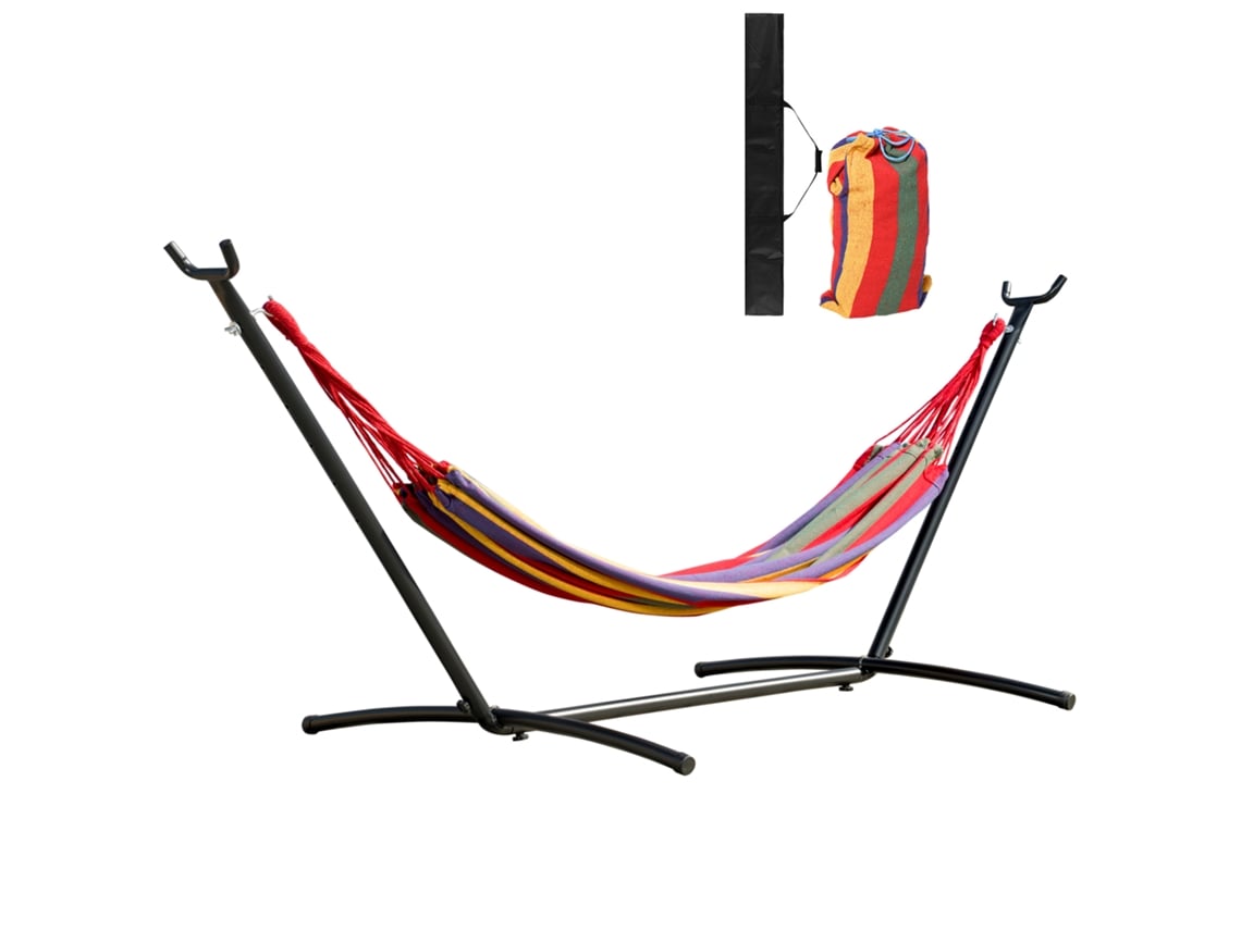 Bolsa Multicolor De 200x150 Cm Con Red De Malla De Acero De 6 Niveles Ajustables.