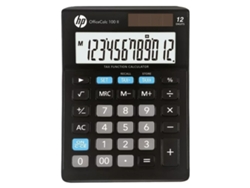 Calculadora HP Hpkoc100ii de plástico negro