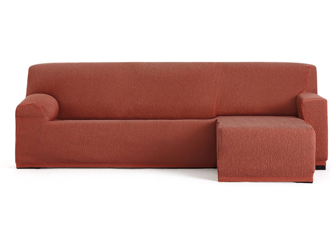 Funda de Chaise Longue Derecha para Brazo Corto EYSA Premium Troya (310 x 170 x 110 cm - Poliéster - Naranja)