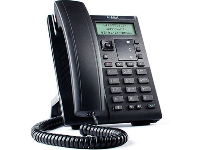 Teléfono fijo Con Cable MITEL C00005AAA-A negro