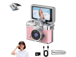 Cámara De Bolsillo Ultraligera Con Estética Lo-fi, Regalo Ideal Para Adolescentes (rosa)
