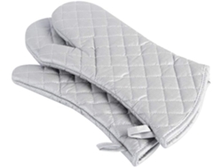 Tejido De Algodón Plateado, Resistente A Altas Temperaturas, Para Horno, Forno, Para Forno, Microondas, Guantes